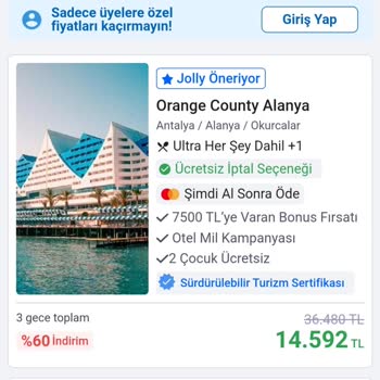 Otel Fiyatında Beklenmedik Artış Ve İndirim Sorunu
