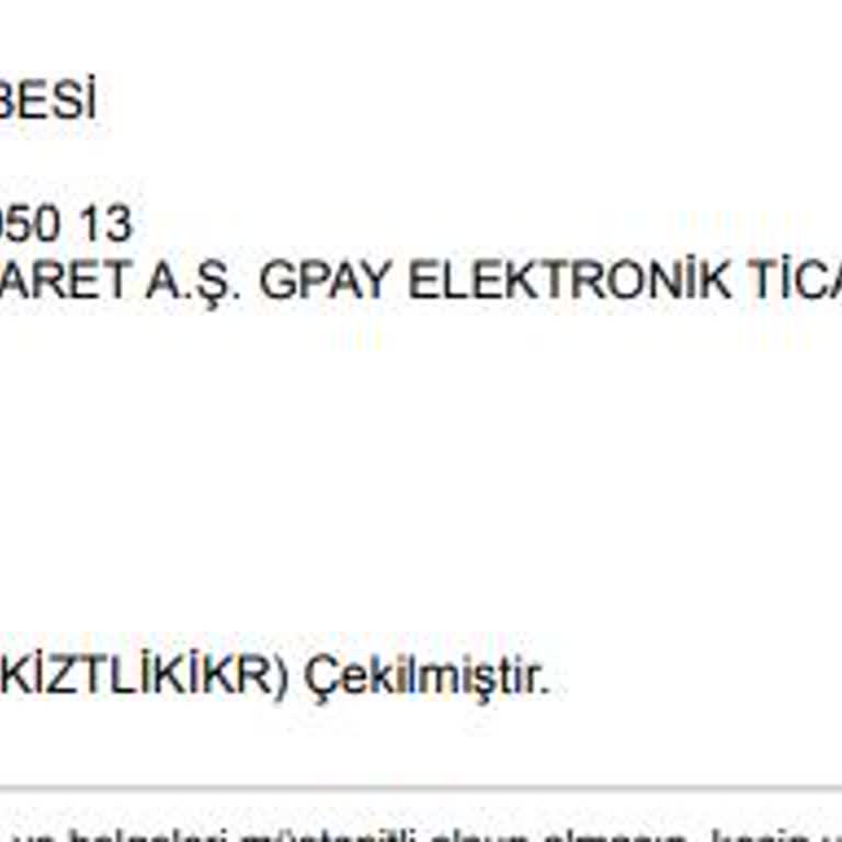 G Pay'den Ziraat Bankası'na Fast Havale Sorunu