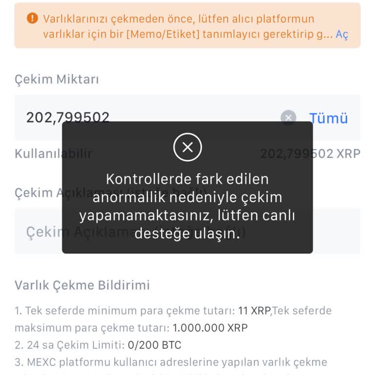 Mexc Yanlış Gönderilen Coinler Yüzünden Mağduriyet