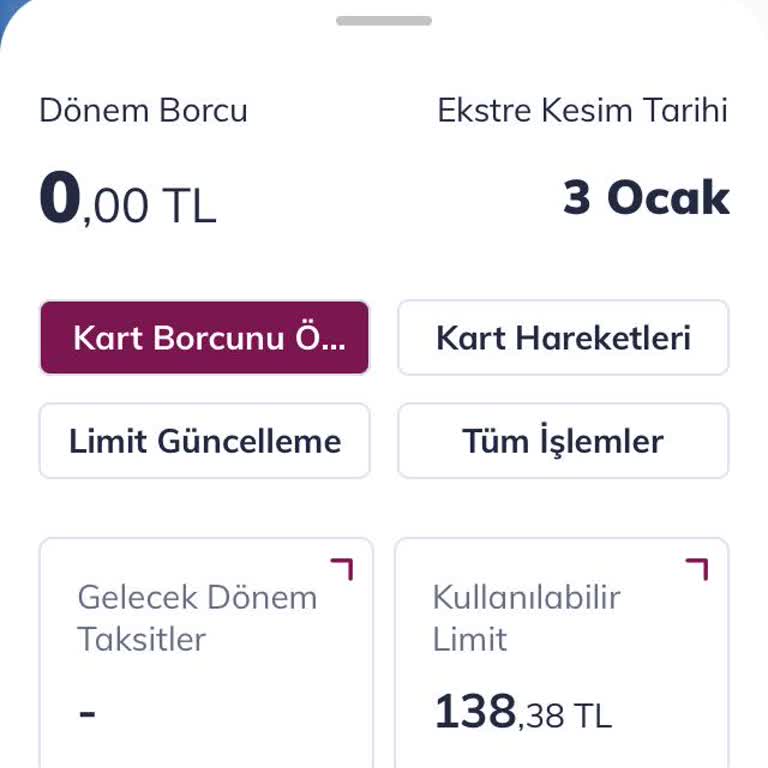 Kredi Kartı Limit Sorunu Ve Çözüm Beklentisi