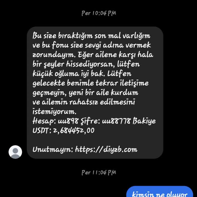 Şüpheli Mesaj!