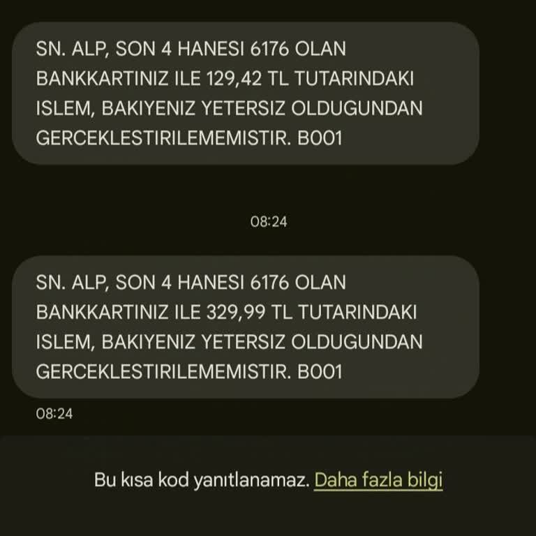 Yanlış İşlem Bildirimleri Ve Hesap Güvenliği Endişesi