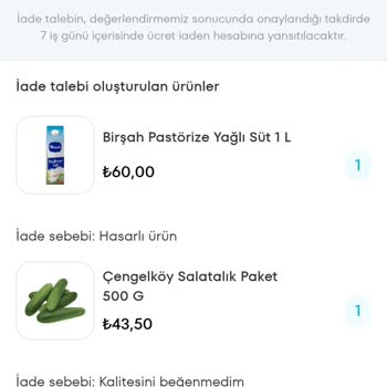 Tarihi Geçmeye Yakın Ürünlerle Mağduriyet Yaşadım