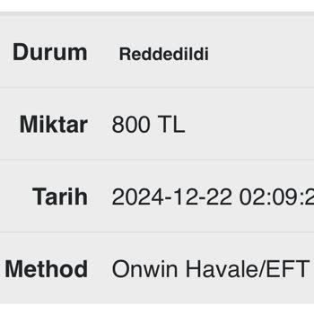 Onwin'de Kimlik Doğrulama Sorunu Ve Para İadesi Mağduriyeti