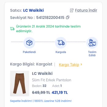 Online Siparişte Alarm Etiketi Sorunu