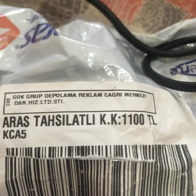 Aras Kargo Perge Şubesi İle Tutanak Sorunu