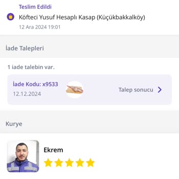 Getir Çarşı'da İade Sorunu Ve Müşteri Hizmetleri Krizi