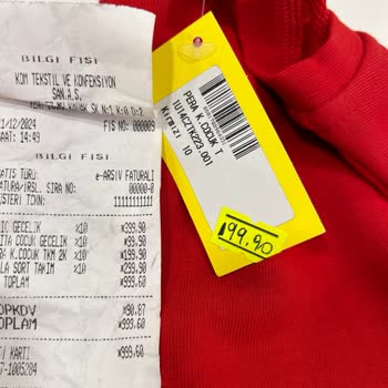 Kom Mayo Ve Tekstil Fiyat Etiketiyle Müşteri Yanıltılıyor!