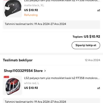 Aliexpress'te Yaşanan Sipariş Sorunları
