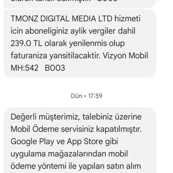 İzinsiz Ücretlendirme Ve Acil İade Talebi