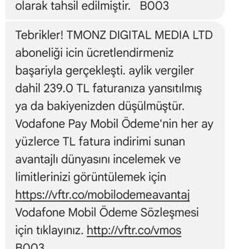 İzinsiz Ücretlendirme Ve Acil İade Talebi