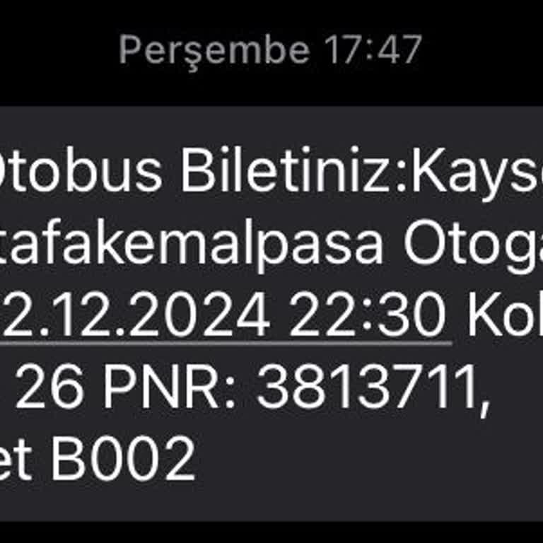 Otobüs Seferi İptali Ve İletişim Sorunları