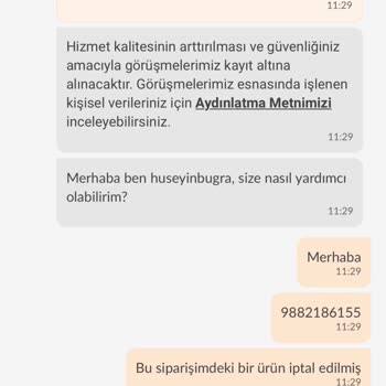 Trendyol'dan Sipariş İptali Ve Müşteri Hizmetleri Sorunu
