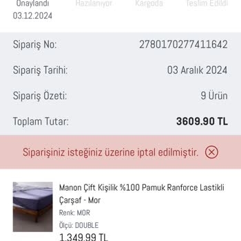 Yanıltıcı İptal Ve İade Sorunu: Madame Coco Alışverişi