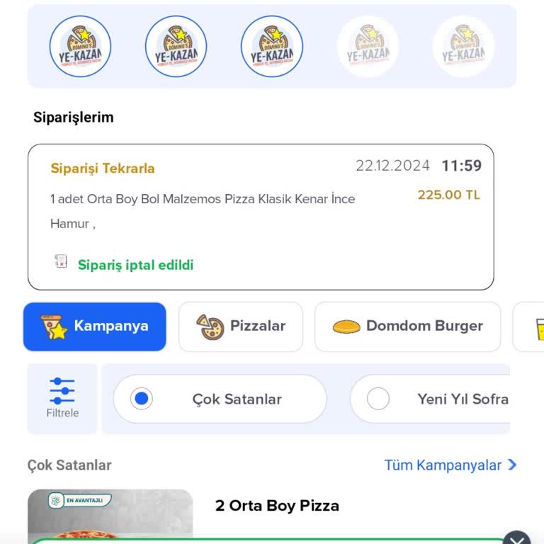Hava Koşulları Bahane Edilerek İptal Edilen Sipariş