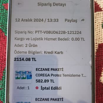 PttAVM Siparişim İptal Edildi, Para İadesi Yok!