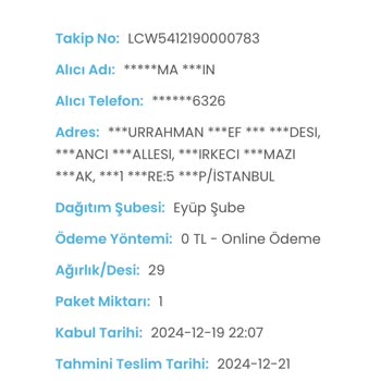 Gece Yarısı Teslim Edilen Hayali Kargo