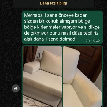 Koltuğun Sararması Ve Müşteri Hizmetleri Sorunu
