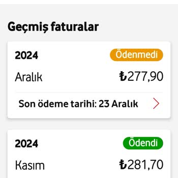 Taahhüt Sonrası Fatura Şoku