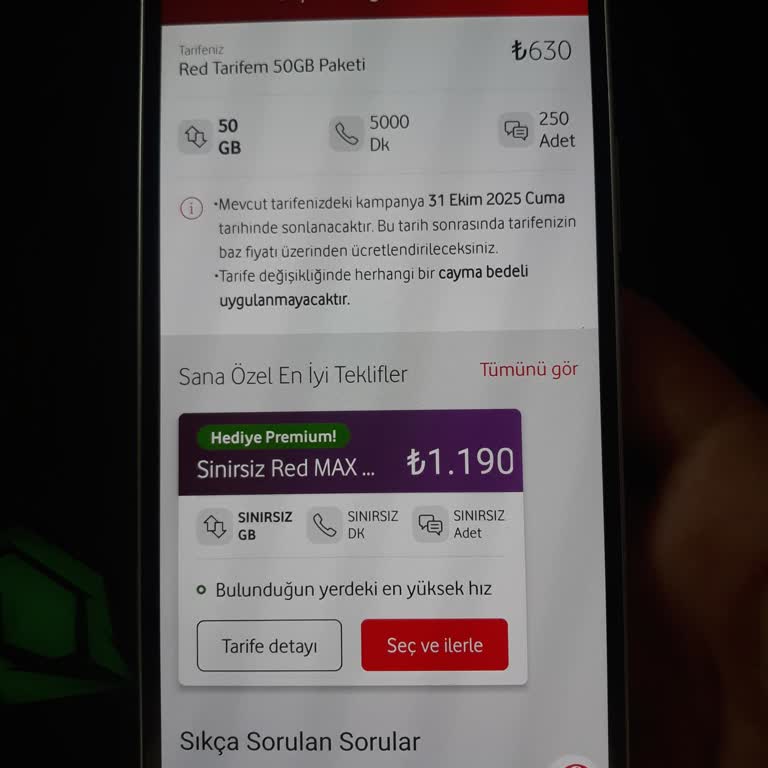 Vodafone'da Taahhüt Sorunu Ve Yanıltıcı Bilgilendirme