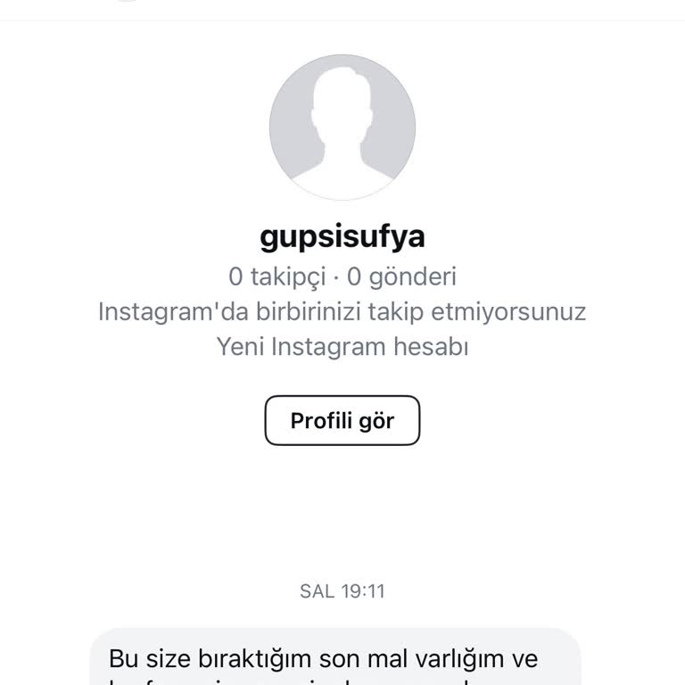 Instagram Üzerinden Gelen Sahte Mesaj Sorunu