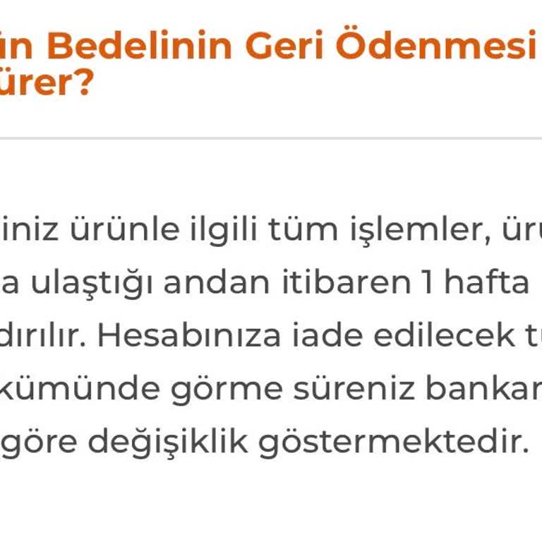 İade Sürecinde Yaşanan Gecikme Ve Mağduriyet