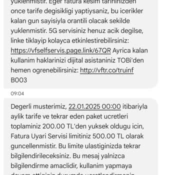 Yanlış Paket Ücreti Ve Müşteri Hizmetleri Erişimsizliği