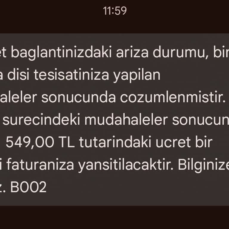 Haksız Fatura Ve Ulaşılamayan Müşteri Hizmetleri
