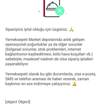 Sipariş İptali Ve Yetersiz Bilgilendirme Sorunu