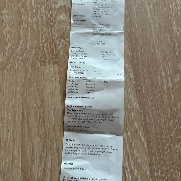 Siemens Buzdolabı Soğutma Sorunu Ve Servis Ücreti Mağduriyeti