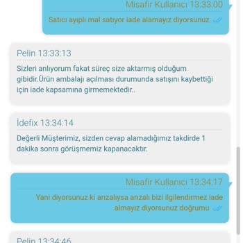 Kusurlu Ürün Ve İade Sorunu