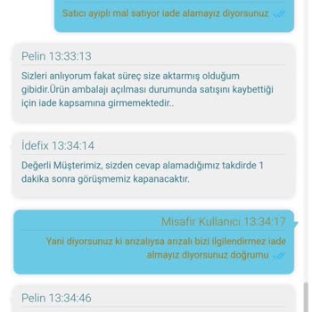 Kusurlu Ürün Ve İade Sorunu