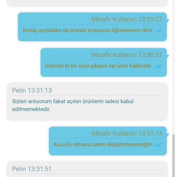 Kusurlu Ürün Ve İade Sorunu