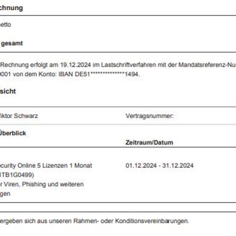 Klarmobil unberechtigte Rechnung Über Norton Security