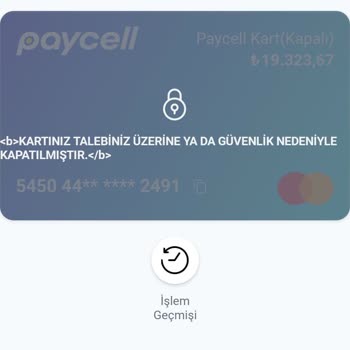 Bloke Edilen Sanal Kartım İçin Acil Yardım Bekliyorum