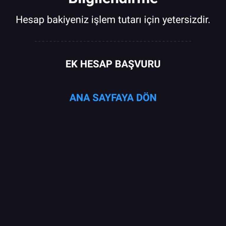 Kendi Paramı Kullanamama Sorunu