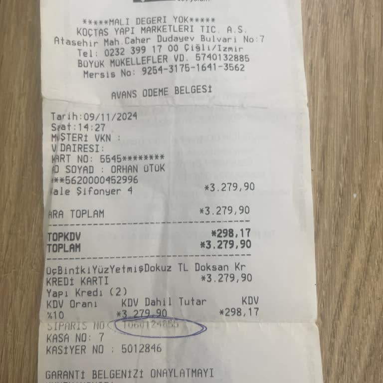 Koçtaş'tan Aldığım Şifonyer Sorunu Çözümsüz Kaldı