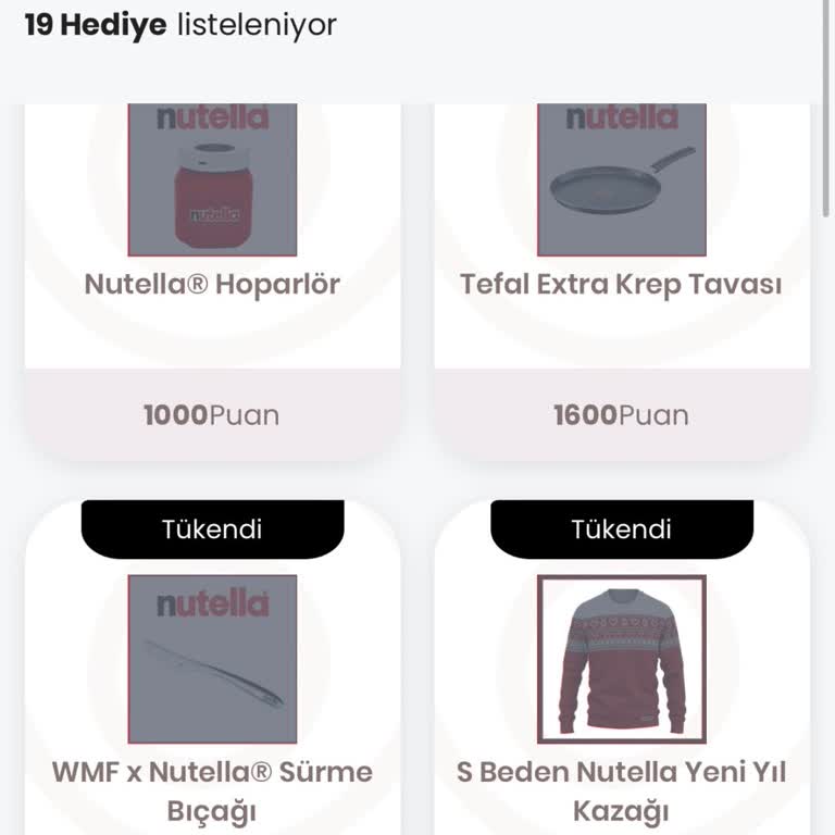 Nutella Hediye Stok Sorunu Ve Müşteri Mağduriyeti