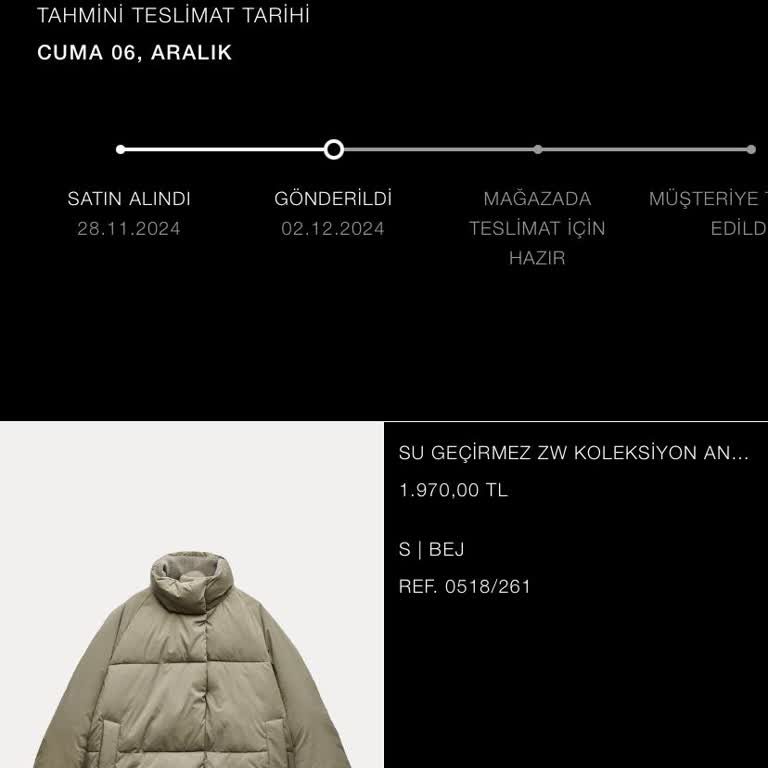 Zara Online Siparişimde Yaşanan Teslimat Ve İade Sorunu