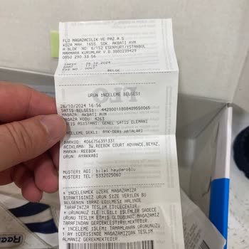 Reebok Ayakkabıda Hayal Kırıklığı