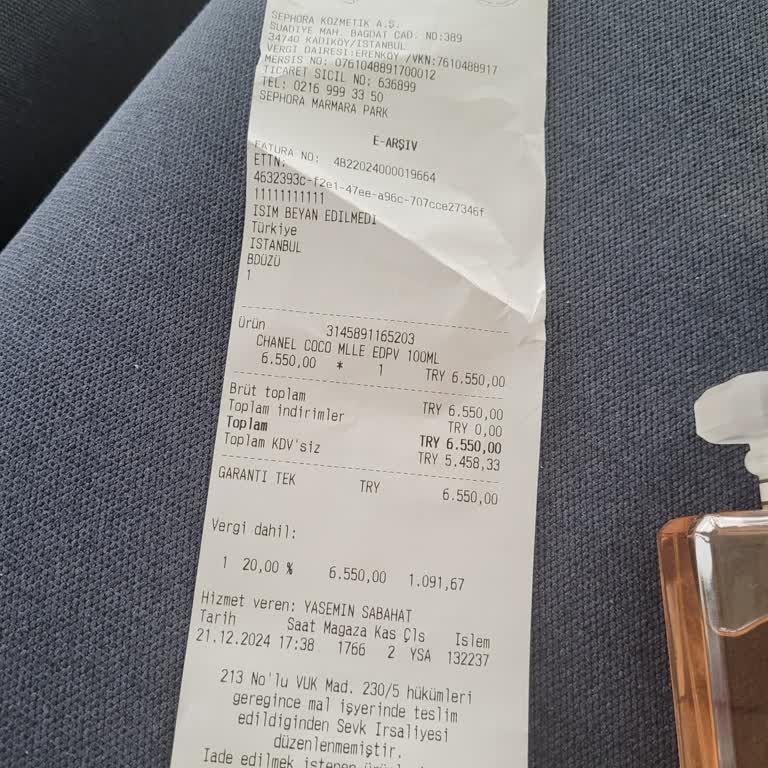 Sephora'dan Aldığım Ürün Orijinal Değil Ve İade Süreci Sorunlu