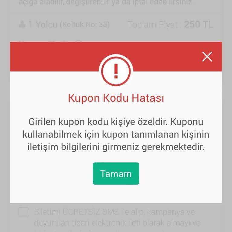 Obilet Kupon Kodu Hatası: Biletlerimizi Kullanamıyoruz!