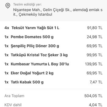 Yemeksepeti Mahalle'den Alınmayan Ürün Ve İade Sorunu