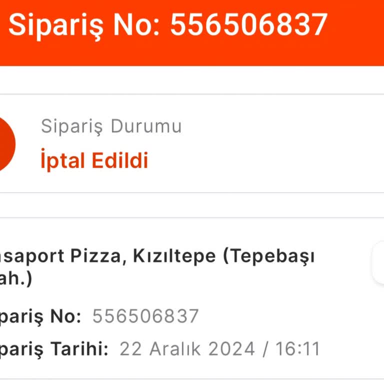 Sipariş İptali Ve Geciken İade Süreci