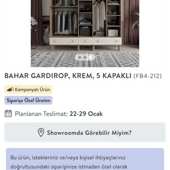 Yanlış Gelen Gardırop Ve İletişim Sorunları