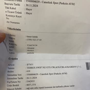 Adidas Ayakkabı Kalitesizliği Ve Kötü Müşteri Hizmeti