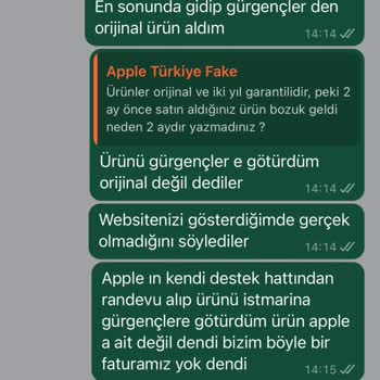 Sahte Apple Adaptörü Mağduriyeti: Müşteri Hizmetleri Yetersizliği