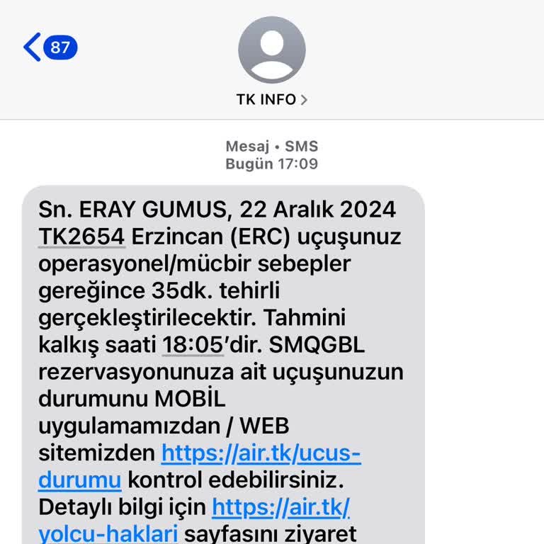 Uçuş Gecikmesi Ve Zaman Kaybı