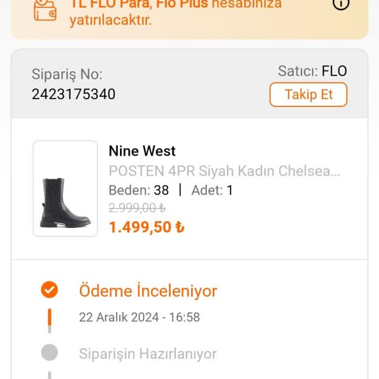 FLO'dan Sipariş İptali Ve Para İadesi Belirsizliği