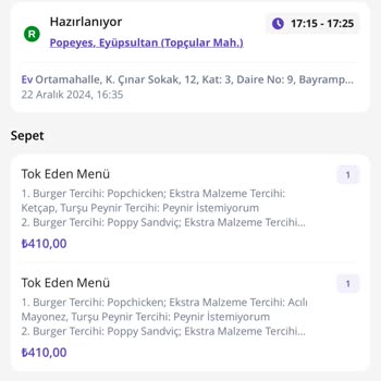 Sürekli Geç Gelen Ve Soğuk Yemek Sorunu